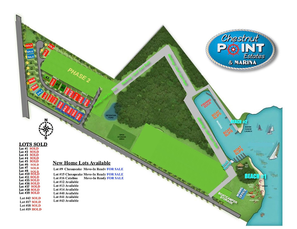 Chestnut Point Estates and Marina 55 Active Adult Community